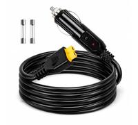 Caricabatterie portatile da auto 12V/24V adatto per generatori solari Ecoflow Delta/River, Bluetti EB55, Anker 757/767 e XT60, compatibile con Ecoflow Wave 2 cavo adattatore CC per aria condizionata