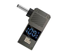 Caricabatterie portatile ricarica rapida portatile con display digitale | Punta per caricabatterie DC Plug Play ricarica rapida portatile per casa e viaggi per la maggior parte