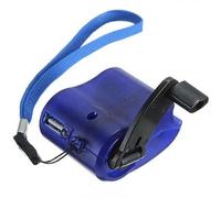 Caricabatterie portatile USB a dinamo manuale con luce e manovella ecologica