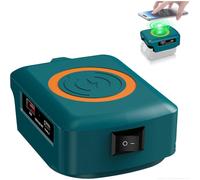 Caricabatterie portatile wireless compatibile con batteria agli ioni di litio Bosch Professional 18V GBA, caricabatterie rapido da 15W