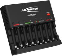Caricabatterie Powerline 8 Universale - Caricatore 1-8 Batterie Ricaricabili Sti
