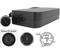 CARICABATTERIE POWERSMART per Haibike Trekking 6 500WH batteria Nero