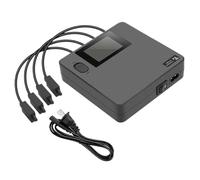 Caricabatterie rapido 6 in 1 con display digitale per accessori compatibili con drone Air 3 3S e porta adattatore USB(US Plug)