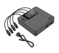 Caricabatterie rapido 6 in 1 con display digitale per accessori compatibili con drone Air 3 3S e porta adattatore USB(AU Plug)
