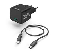 Caricabatterie rapido con cavo di ricarica USB-C, mini caricabatterie, PD, 25...