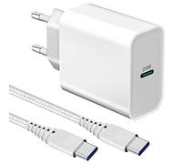 Caricabatterie rapido da 25 W con cavo USB C per Samsung A56 5G A36 A17 S24 S23/S25 Plus/S22 Ultra/S21 FE/S24 Ultra/S20,A53 A55 A54 5G/A33 A34 A35/A16 A13 A13 A13 15/A14 4 A25/A52 A52S A71 A23/A05S