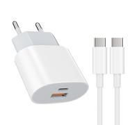 Caricabatterie rapido da 25W con cavo di ricarica rapida da 1,8 m Compatibile con:iPad,iPhone17,16,15 Pro/Max Potenza intelligente:25W/20W/18W/12W/10W/5W Ricarica i dispositivi in tutta sicurezza