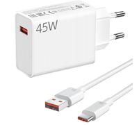 Caricabatterie rapido da 45 W per Xiaomi, con cavo USB C da 1.5 m, per adattatore da 45 W per Xiaomi Redmi Note 14 Pro,15T 15 14 Poco X7 Pro F7 Ultra, disponibile per altre marche.