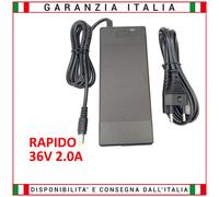 Caricabatterie rapido per batterie al LITIO 36V 2A Bici Elettriche, Monopattini