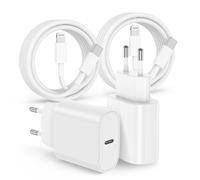 Caricabatterie rapido per iPhone 14 13 12 11 Apple MFi certificato, set di 2 per 20 W PD USB-C con 2 m Cavo USB C a Lightning per iPhone 14/14 pro/13/13 Pro/13 Pro Max/13 Min/12/11