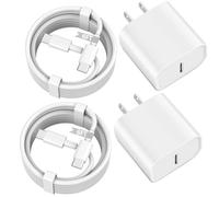 Caricabatterie rapido per iPhone 17, 16, 15, confezione da 2 pezzi, USB C da 20 W, con cavo di ricarica rapida tipo C da 1,8 m per Apple iPhone 17 Pro Max/Pro/Air, iPhone 16/15 Pro Max/Pro/Plus/iPad