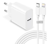 Caricabatterie rapido per iPhone, 25 W, caricatore USB C veloce con cavo iPhone 3 M, caricatore iPhone presa USB C caricatore tipo C adattatore di alimentazione per Apple iPhone 14 Pro Max/14 Plus/13