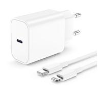 Caricabatterie rapido per iPhone originale, 20 W, certificato Apple MFi USB C rapido caricatore e 2 m, cavo Lightning, adattatore di alimentazione per Apple iPhone 14/14 Plus/14 Pro/14 Pro