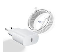 Caricabatterie rapido per telefono, 2 confezioni USB C Caricabatterie certificato MFi con 30 W 6 ft cavo compatibile caricatore rapido PD3.0 USB C per telefono 14/Plus/Pro/Pro Max/13/12/11/XS/XS Max