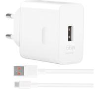 Caricabatterie rapido Supercharge da 66 W per Honor e Hua-wei Caricabatterie con porta USB C e cavo USB C da 2 m 6 A per Ho-nor Magic 6 Pro 6 Lite/Ho-nor 200, 400 Pro/Mate 60, 40, 30, P60, P40