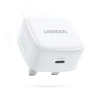 Caricabatterie rapido UGREEN PD 20W compatibile con adattatore USB-C da 20W di Apple, compatibile con serie 5, 14, 13 Pro Max, iPad Pro, Air 2022, 2023, 2024, ricarica rapida Spina UKABS