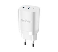 Caricabatterie rapido universale Forever USB-C da 35W colore bianco