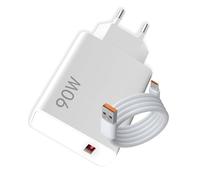Caricabatterie Rapido USB C 90W con Cavo 6A 1m per Xiaomi 15/14 Ultra, 13T/13 Pro, POCO F6, X7, X6, Redmi Note 14/13/12, Xiaomi Pad 7, 6,Compatibile con HyperCharge 67W/33W, Ricarica Veloce e Sicura