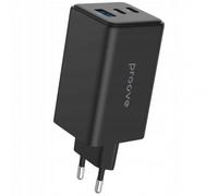 Caricabatterie rapido USB-C GaN Proove Pocket Max da 100 W, colore bianco.