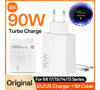 Caricabatterie Rapido Xiaomi 90W, Adattatore USB 67W per Mi 17 15 14 13 12Ultra Redmi Note 12T Pro, Cavo di Ricarica Turbo Type C