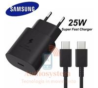 Carica Batterie 25W Originale Samsung per Galaxy Rapido + Cavo Usb-C EP-TA800 NR
