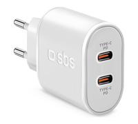 SBS TETRPD20CCW Caricabatterie per dispositivi mobili Bianco Interno