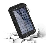 Caricabatterie Solare a Ricarica Rapida - Power Bank Portatile Da 20000 M Ah, Doppia Interfaccia Usb Di Tipo C, Design in Silicio Monocristallino Impermeabile, Dispositivo Di Energia Wireless Ricarica