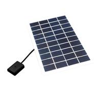 Caricabatterie solare da esterno, batteria affidabile in polisilicio da 5V 5W ad alta efficienza per la tutela dell'ambiente, ampia applicazione