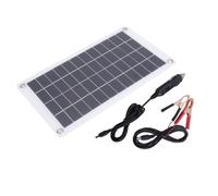 Caricabatterie solare in silicio monocristallino di piccole dimensioni, portatile per esterni, con indicatore LED per monitorare lo stato di carica.