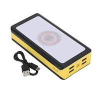 Caricabatterie Solare Wireless 30000mAh Solar Power Bank 3 modalità di Illuminazione 66 LED 4 Porte di Uscita USB 40W LED Power Bank Solar Power Bank Caricabatterie Solari