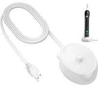 Caricabatterie spazzolino elettrico per Braun Oral-B iO3 iO4 iO5 iO6 3757 USB Base di ricarica di ricambio portatile da viaggio, impermeabile sostituire USB Base di ricarica cavo di alimentazione
