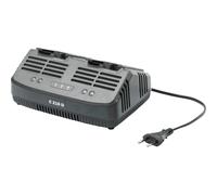 STIGA Caricabatterie standard doppio C 215 D da 20 V, Corrente di Carica da 2 Ah, Spina Europlug