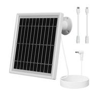 Caricabatterie Supporto a parete regolabile a 360° con porta CC Cavo di ricarica da 9,8 piedi for Ring Stick Up Cam Batteria for Spotlight Plus/Pro(White)