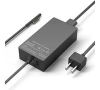 Caricabatterie Surface Pro da 65 W compatibile con Microsoft Surface Laptop2/3, Pro X/11/10/9/8/7/6/5/4/3, Go2/3, Book1/2