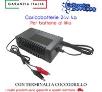 CARICABATTERIE SWITCHING PER BATTERIE LI-ION 24V 4A