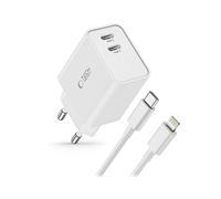 caricabatterie TECHPROTECT C35W, Universale Smartphone, Tablet da 35 W, Bianco