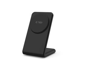 caricabatterie TECHPROTECT Qi15WA38, Universale Smartphone, cuffie senza fili da 15 W, Nero