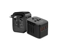 CARICABATTERIE TECHPROTECT TA200 adattatore da viaggio universale, 100-250 V da 35 W, Nero