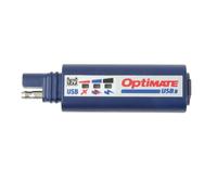 tecMATE Caricabatterie USB OPTIMATE con monitor batteria, spina SAE, 2400mA