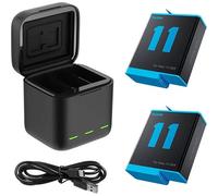 Caricabatterie TELESIN a 3 slot per GoPro Hero 9 /10 /11 /12 + 2 batterie