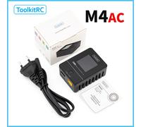 Caricabatterie ToolkitRC M4AC 1S 2S 3S per Batterie Lipo 30W con Display IPS Interfaccia XT30/XT60 per Batterie LiHV NiMh RC Racing Drone