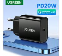 Caricabatterie UGREEN 20W USB C, caricabatterie rapido USB-C Power Delivery, adattatore da parete, compatibile con , Pixel, Galaxy, iPad, , adatto per viaggi, ufficio, dormitorio e casa, ricarica rapi