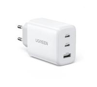 CARICABATTERIE UGREEN CD275 2 USB-C 1 USB-A da 65 W, Bianco