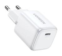 Ugreen Nexode Mini 30W PD GaN Tech Charger White Caricabatteria (AAAA) 15326