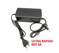 Caricabatterie ultra rapido per batterie al LITIO 60V 3A BICI MONOPATTINO