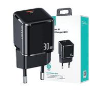 CARICABATTERIE USAMS T45 Mini USB-C PD3.0 da 30 W, Nero