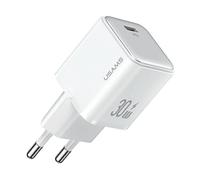 CARICABATTERIE USAMS X-ron 1xUSB-C PD30W da 30 W, Bianco