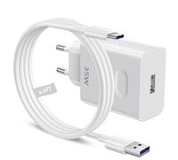 Caricabatterie USB 35W con cavo USB C 2m per HONOR 400 Lite 5G, Bianco