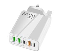 Caricabatterie USB a 4 porte per tablet | Caricatore portatile USB C con ricarica rapida PD per viaggio casa auto e più dispositivi come telefoni cellulari, cuffie e orologi