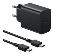 Caricatore USB C 45W, Caricabatterie per Samsung, USBC Caricabatteria con 2M Cavo Ricarica Rapida per Samsung Galaxy S24 S23 S22 S21 S20 S25 Ultra Plus/S24+/Note 20/A73/A53 Tipo C Spina Alimentatore